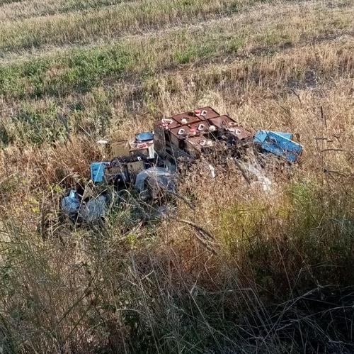 Fermo, scoperti rifiuti speciali abbandonati. Tempestivo l’intervento dell’ASITE.