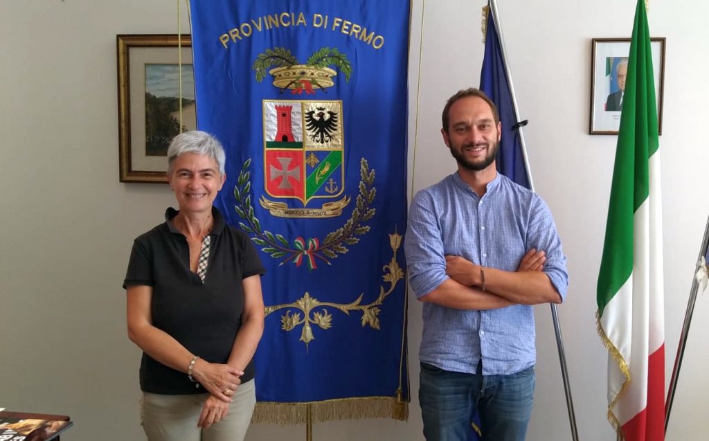 La Presidente della Provincia di Fermo Moira Canigola incontra la Fermana Football Club