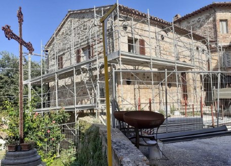 Terremoto: famiglia rientra a casa a Colleluce dopo lavori riparazione