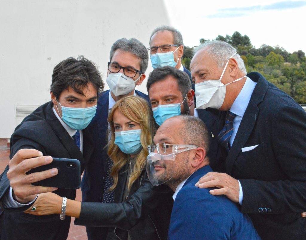 Presentata in Regione la Giunta del presidente Francesco Acquaroli.