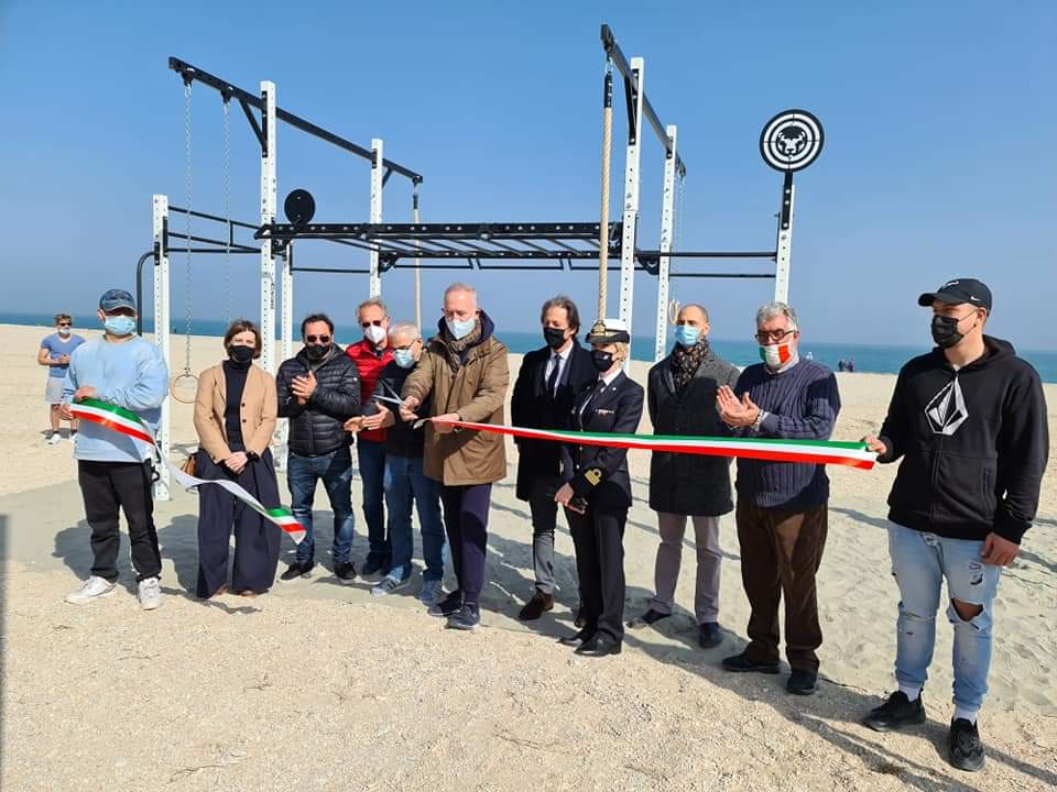 Fitness in spiaggia, Civitanova apre due nuove aree sul lungomare sud