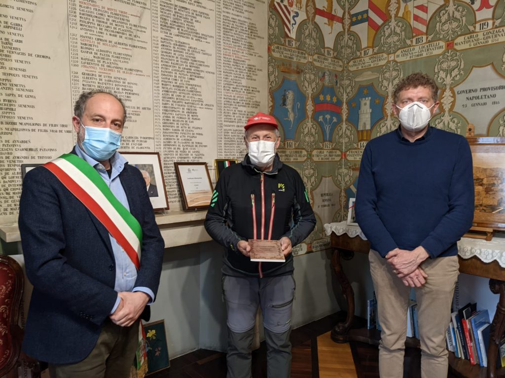 Campagna sulla sclerosi tuberosa, Calcinaro e Giampieri ricevono Elio Brusamento