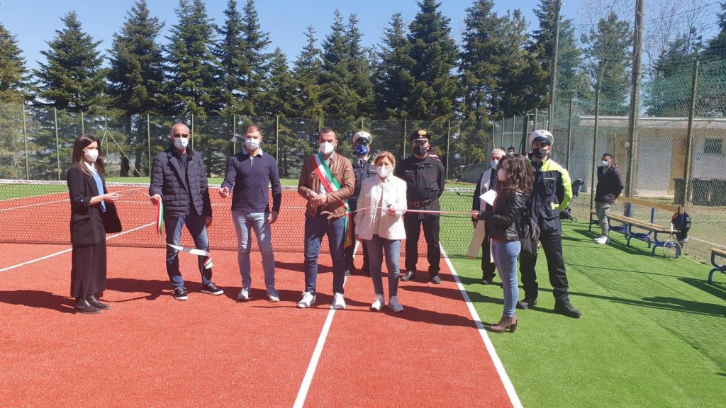 Monte Rinaldo: Inaugurazione nuovo campo da tennis