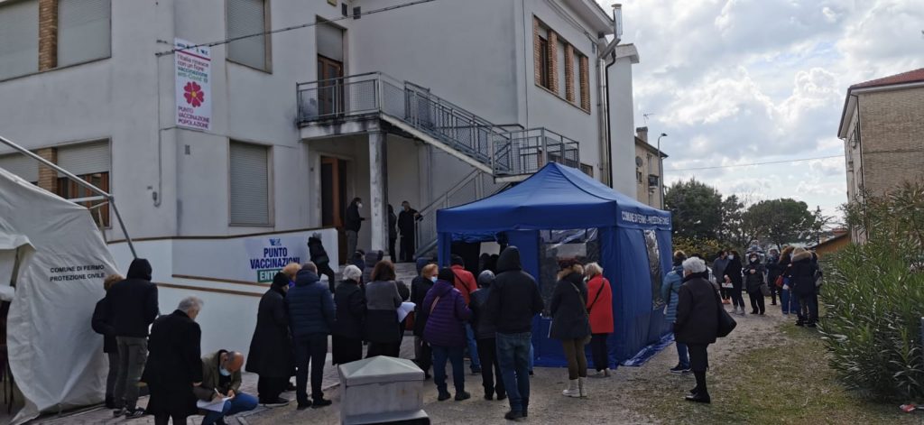 Al via le vaccinazioni a Fermo e Porto Sant’Elpidio