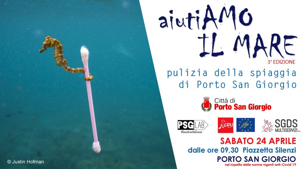 “Aiutiamo il mare”: sabato 24 aprile, Lipu e Comune di Porto San Giorgio per pulire la spiaggia