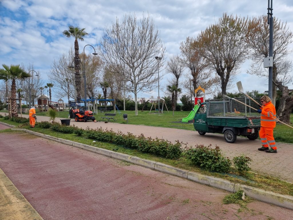 Pista ciclabile centro di Porto Sant’Elpidio in restlying per inizio estate