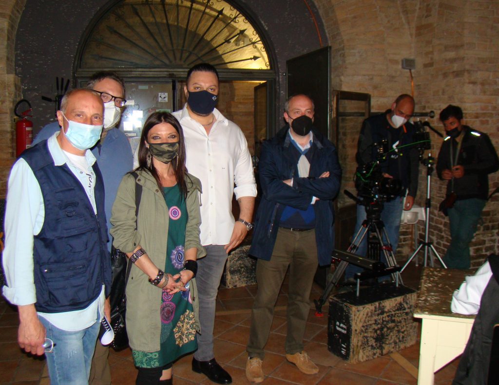 Ciak si gira”. Calcinaro visita il set di “Criminali si diventa”