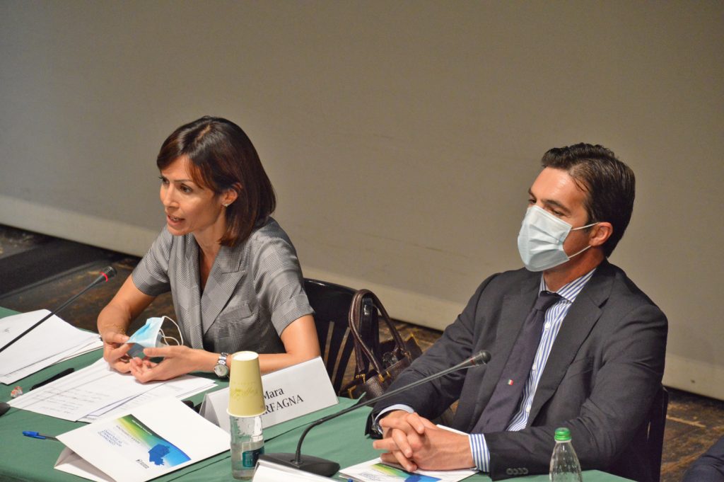 Il ministro Mara Carfagna in visita nelle Marche