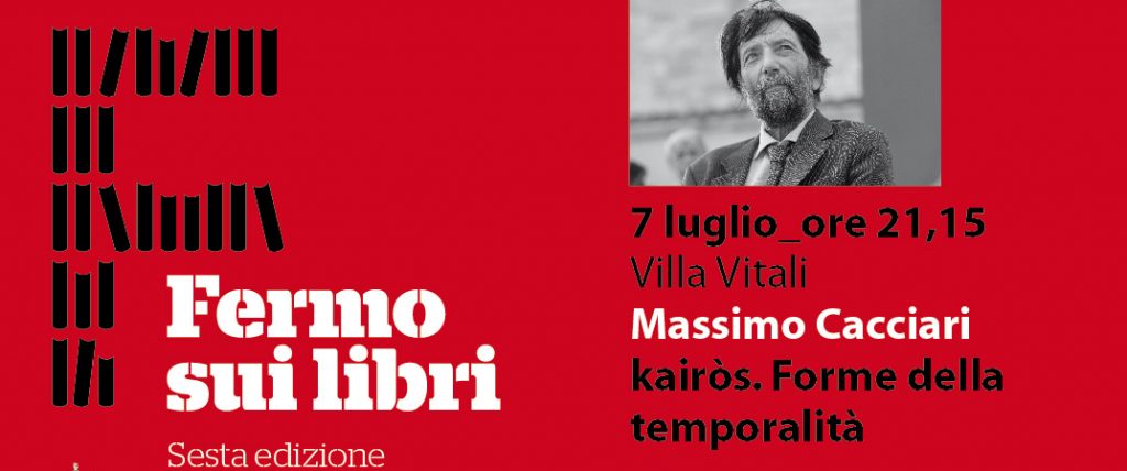 Fermo sui libri,  apertura con Massimo Cacciari a Villa Vitali