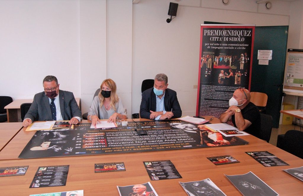 Presentata in Regione XVII edizione “Premio nazionale Franco Enriquez Città di Sirolo”