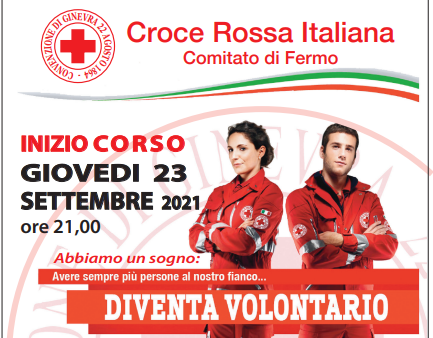 Volontari della Croce Rossa, nuovo corso al via