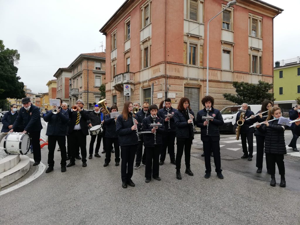 San Severino: Festa Unità nazionale, prima uscita componenti banda