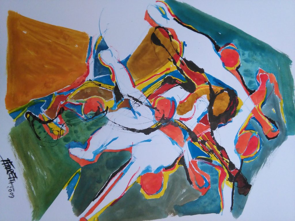 Civitanova Marche: mostra di pittura a Lido Cluana, di Fioretti e Negro