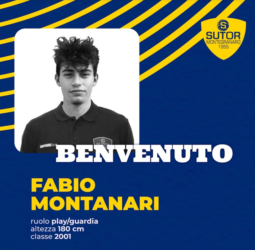 Arriva alla Sutor Montegranaro il play/guardia Fabio Montanari