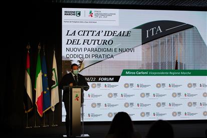 All’Expo di Dubai la città del futuro è made in Marche