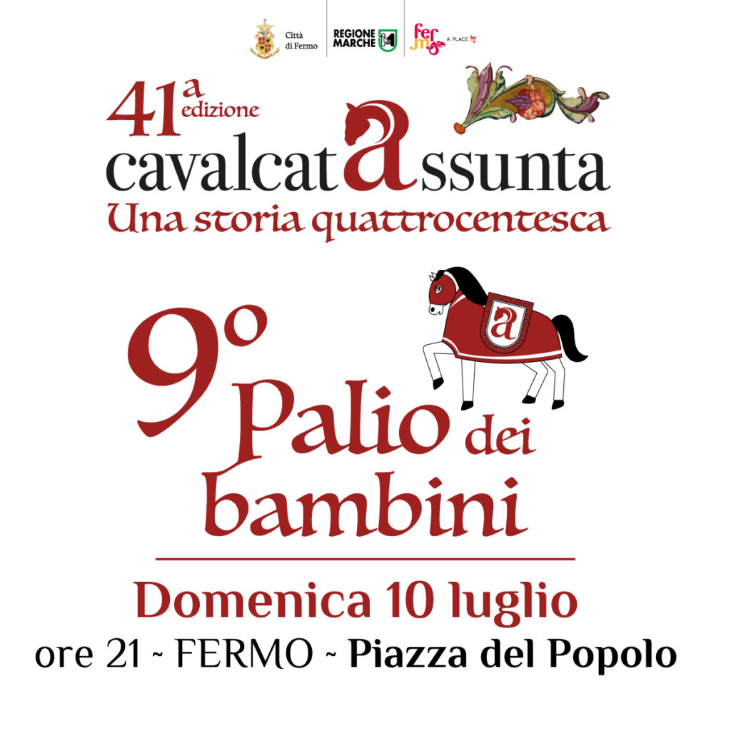 Palio dei Bambini, domenica 10 luglio in piazza a Fermo