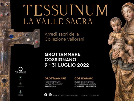 Tessuinum la Valle Sacra, collezione Vallorani in mostra fra Grottammare e Cossignano