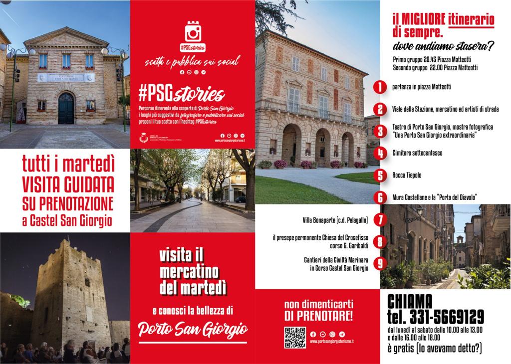 #PSG Stories, Marcattili: “In aumento le visite guidate fra i luoghi storici di Porto San Giorgio”
