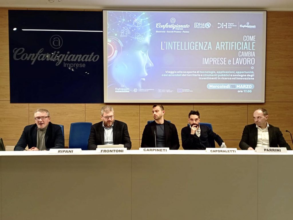 Intelligenza Artificiale, prospettive per le imprese: incontro Confartigianato a Macerata