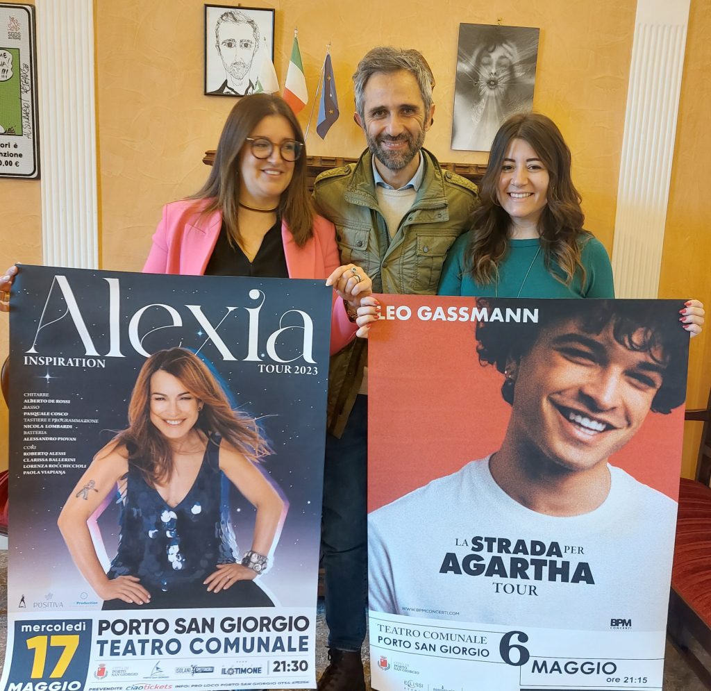 Leo Gassmann e Alexia il 6 e 17 maggio in concerto al teatro di Porto San Giorgio