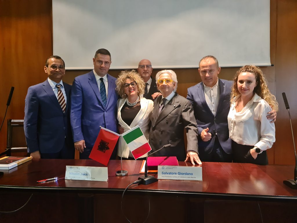 Marche e Tirana, firmata l’intesa fra Camere di Commercio