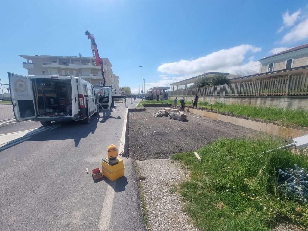 A Porto Sant’Elpidio iniziati i lavori del primo mobility hub