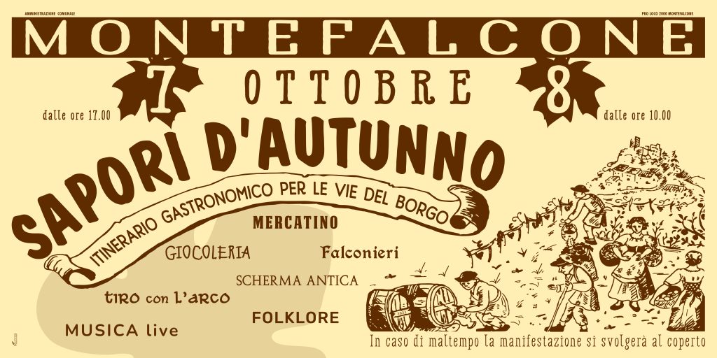 “Sapori d’Autunno” torna ad animare il borgo di Montefalcone il 7 e 8 ottobre