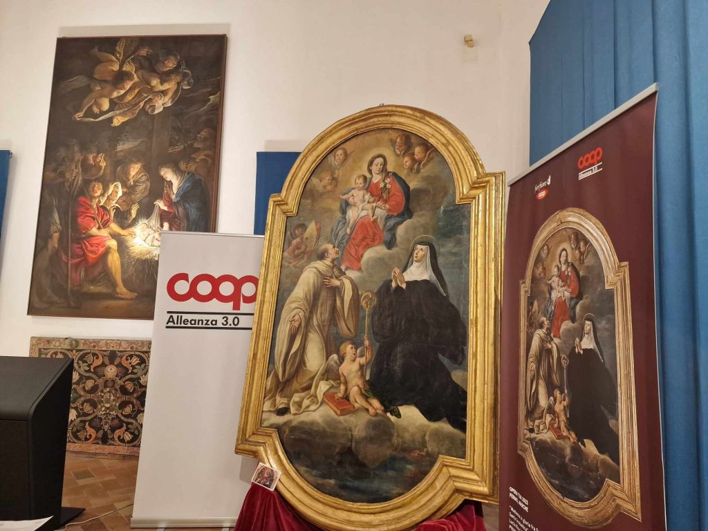 Opera Tua : la pala Madonna in Gloria restaurata a Fermo