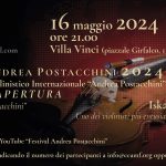 Festival Postacchini, stasera 16 maggio a Villa Vinci concerto d'apertura del violinista Widjaja