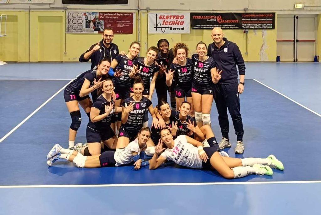 Pedaso Volley femminile: doppia vittoria in serie C sul Collemarino e in 1^ Divisione a Fermo