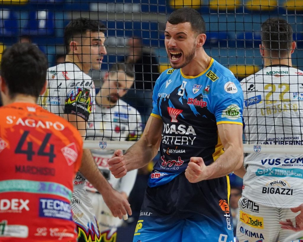 Big del volley: Yuasa Grottazzolina sfida Trento, i campioni d’Italia oggi 7 dicembre al Palasavelli