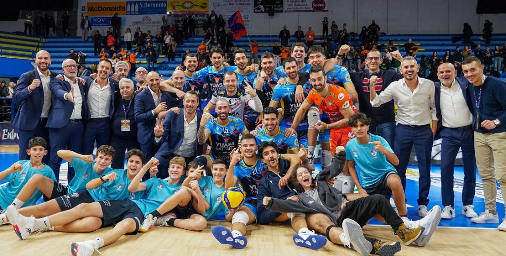 L’anno nuovo si apre con la prima vittoria, Yuasa Grottazzolina batte Cisterna Volley 3 a 2