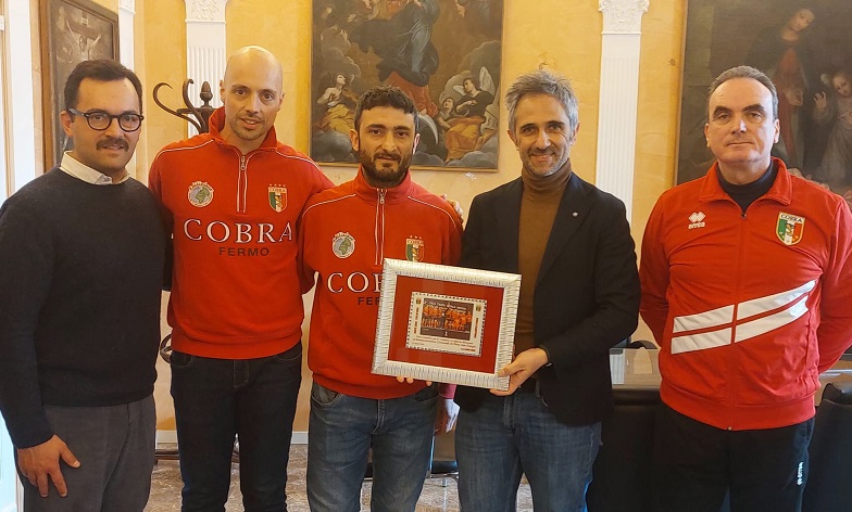 I campioni mondiali dei Cobra ricevuti a Porto San Giorgio ricordando Del Moro
