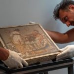 Mosaico romano rubato in guerra e assegnato a Pompei torna a Folignano