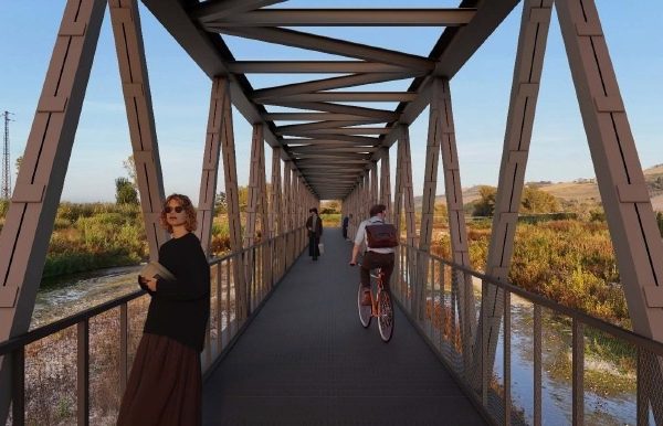Al via cantiere ponte ciclopedonale Molini-Campiglione