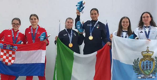 Giochi del Mediterraneo: la monsampolese Crescenzi conquista l’oro raffa a coppie