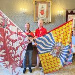 Patto di amicizia siglato fra gli sbandieratori e musici di Fermo e L'Aquila