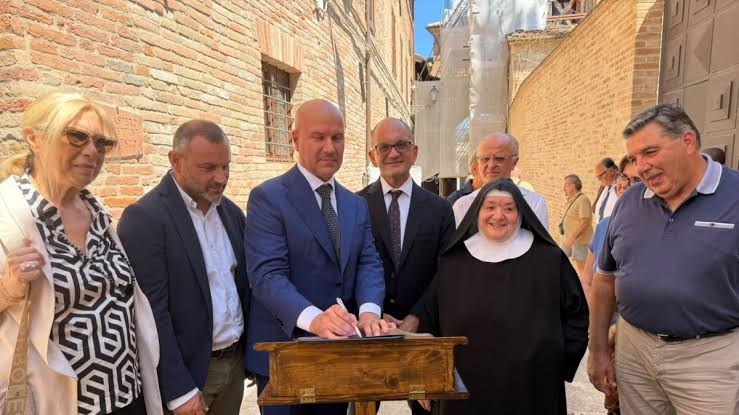 Al via lavori di ricostruzione chiesa di San Pietro in Amandola con 1,7 milioni pro sisma