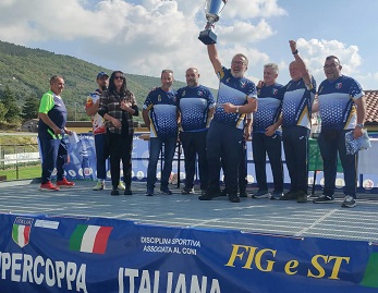 Le anconetane vincono la Supercoppa di ruzzola a squadre a Nocera Umbra