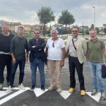 Aperta la rotonda HUBitare a Molini, opera compensativa comune provincia di Fermo