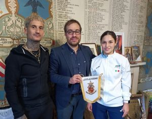 Penelope Di Concetto e il Sindaco Scarfini 2